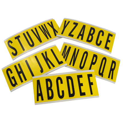 3450 Series Repositionable Number and Letter Labels
