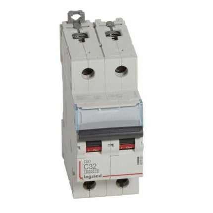 407803Legrandقاطع دائرة Legrand DX3 ثنائي القطب 32A منحنى C