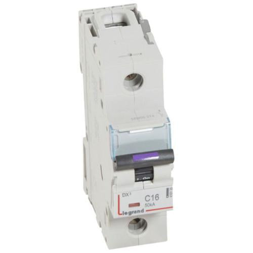 410135Legrandقاطع دائرة Legrand DX3 أحادي القطب 16A منحنى C