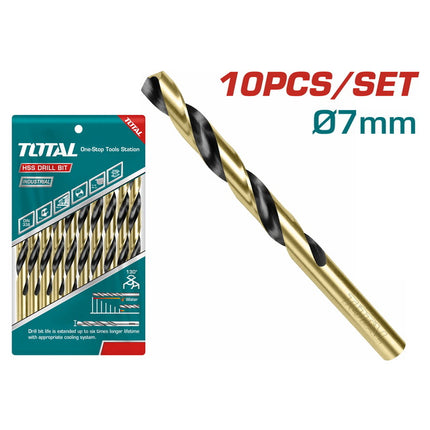 TAC100703Total Toolsلقمة حفر HSS دين 338 7 مم (TAC100703)