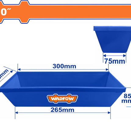 WNQ1330Wadfow WADFOW حوض طين بلاستيكي 10 بوصة