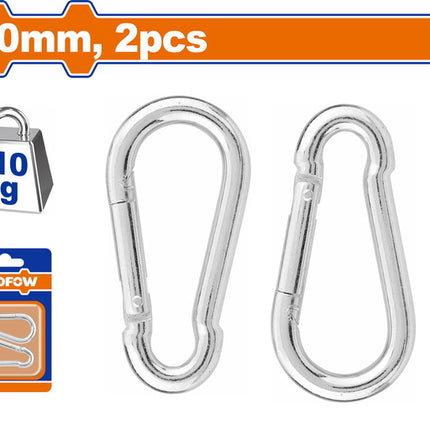 WQL2K04Wadfow مجموعة خطافات WADFOW بحجم 80 مم قطعتين