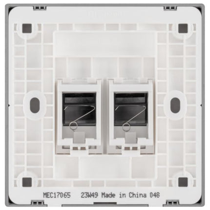 MEC17065BLLegrandمحول Obria Keystone المزدوج مات أسود لمقبس RJ