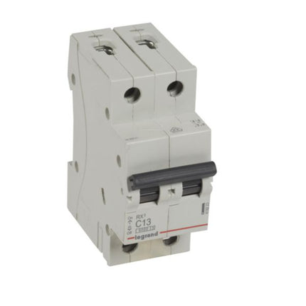 419223Legrandقاطع دارة Legrand RX3 ثنائي القطب 13A منحنى C
