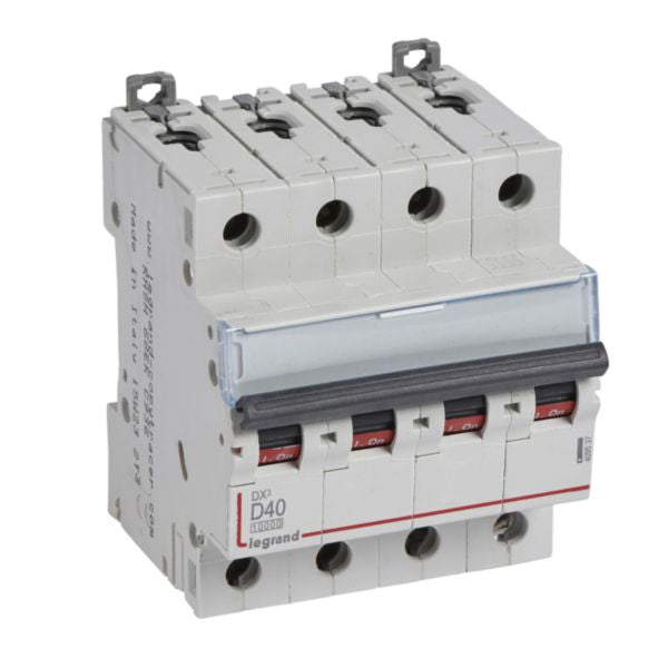 409537Legrandقاطع دورة ليجراند DX3 رباعي الأقطاب 40A منحنى D بقدرة 10kA