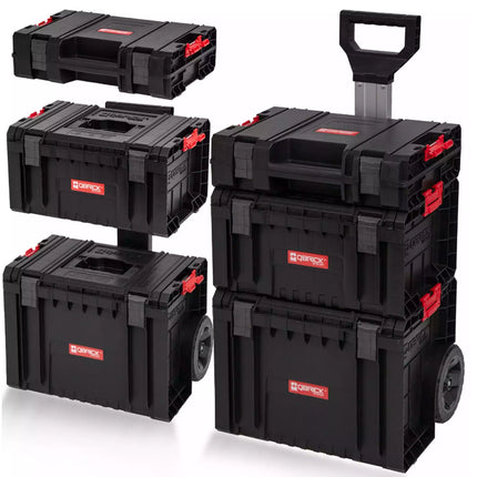 Qbrick System PRO Set 1 | طقم صناديق أدوات متحرك 3 قطع