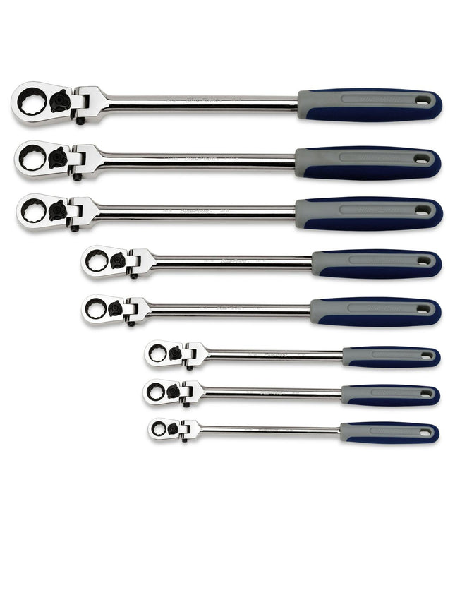 BOERFLCG708Snap-Onمجموعة مفاتيح سداسية 8 قطع 12 نقطة SAE