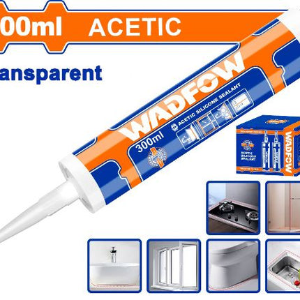 WGQ2T32Wadfow 300 مل سيلكون شفاف مع حمض