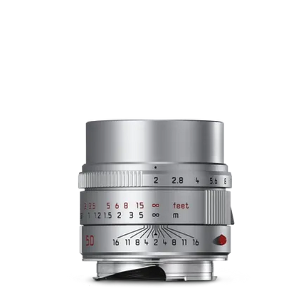apo-summicron-m-50mm-f2-asph-silverLiecaعدسة APO-Summicron-M 50mm f/2 ASPH. مع تشطيب فضي مؤكسد