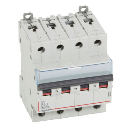 407628Legrandقاطع دورة Legrand DX3 رباعي الأقطاب 40A منحنى B