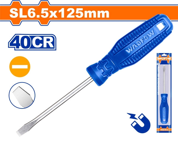 WSD3265Wadfowمفك براغي مسطح WADFOW SL6.5X125mm