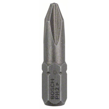 Screwdriver Bit PH2 25mm 1/4" C6.3 Shank Extra-Hard 3pcs