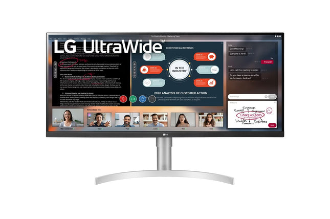 LG,34WN650_W,34 inch 21:9 UltraWide WFHD IPS HDR10 Monitor