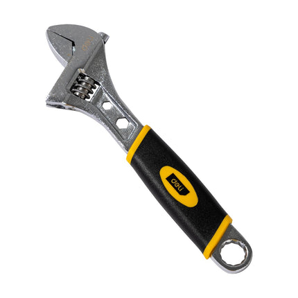 Deli Adjustable Wrench with Plastic Handle 8" , EDL30108