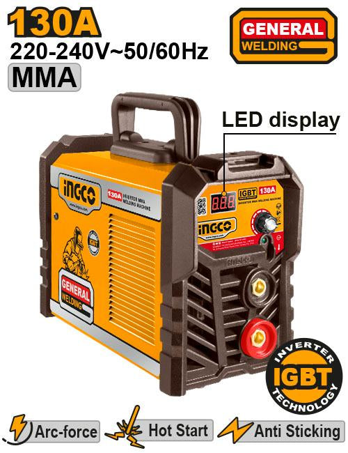 ING-MMA13028INGCOماكينة لحام MMA معكوسة ING-MMA13028 بقوة 130A