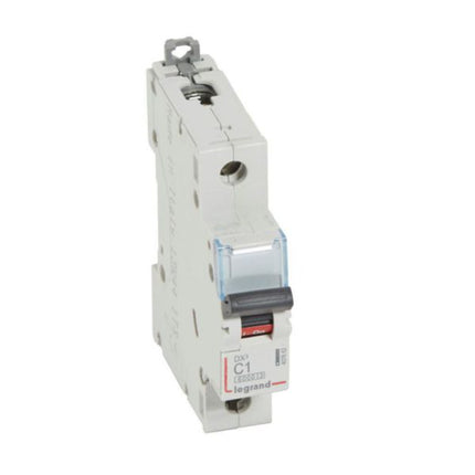 407662Legrandقاطع دائرة Legrand DX3 أحادي القطب 1A بسعة 6kA منحنى C