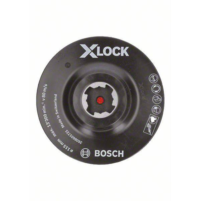 Bosch Tools,2608601721,Backing Pad X-LOCK 115mm velcro