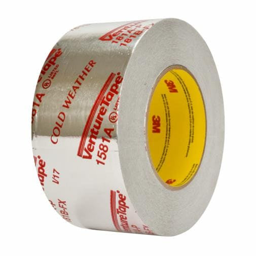 007503511581713Mشريط 3M Venture Tape UL181A-P من رقائق الألومنيوم الفضي 1581A