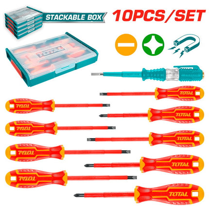 THKTV02S101Total ToolsTOTAL 8PCS مفكات معزولة 1000V (THKTV02S101)