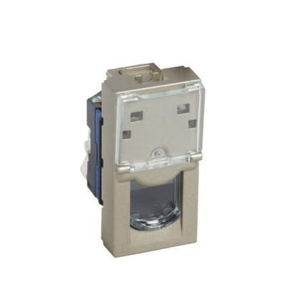 مقبس Legrand Arteor RJ45 الفئة 6 UTP - وحدة واحدة - شمبانيا 570057 ...