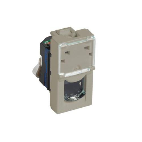 572891Legrandمقبس Legrand Arteor RJ45 الفئة 6 FTP وحدة واحدة LCS لون الشمبانيا