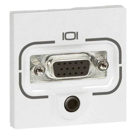 572288Legrandمنفذ Legrand Arteor HD15 بفتحة جاك 3.5 ملم أبيض 2 وحدة