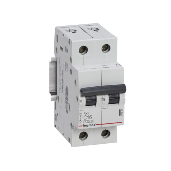 419697Legrandقاطع دارة Legrand RX3 ثنائي القطب 16A منحنى C