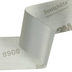 71001217283Mمادة 3M Scotchlite العاكسة 8925 نسيج فضي لفة