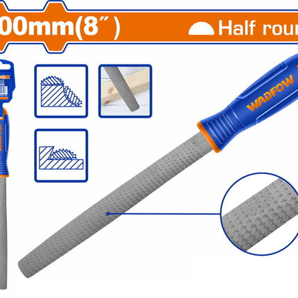 WFE8828Wadfow WADFOW مبرد خشب نصف دائري 8 بوصة 200 ملم