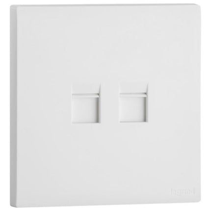 MEC17065WHLegrandمحول Obria Keystone مزدوج أبيض غير لامع موصل RJ