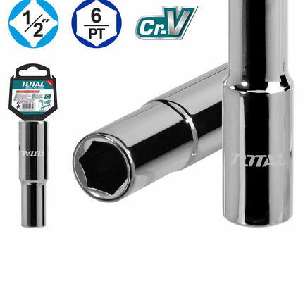 THTST12183LTotal Toolsمقبس عميق THTST12183L 1/2" من توتال