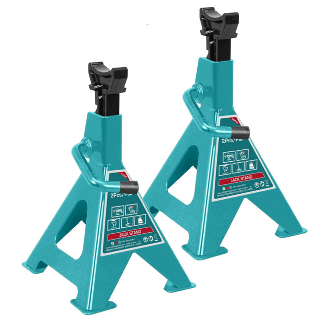 THJS1001Total Toolsمجموعة حوامل رفع توتال صناعية 10 طن 455-705 ملم قطعتين THJS1001