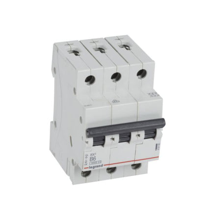 419166Legrandقاطع دائرة Legrand RX3 ثلاثي الأقطاب 6A منحنى B