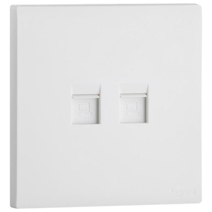 MEC43068WHLegrandمقبس Obria RJ45 مزدوج الفئة 6 UTP أبيض