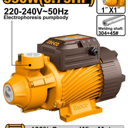 VPM55068INGCOمضخة المياه Ingco 0.75HP الطرفية VPM55068