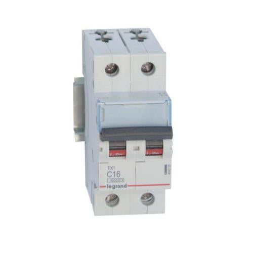 404205Legrandقاطع دارة Legrand TX3 ثنائي القطب 16A منحنى C