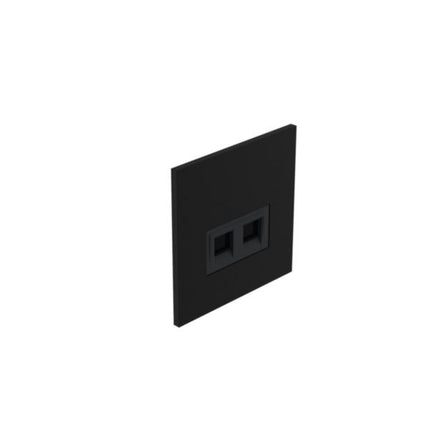 AR-68442Legrandمقبس Art d'Arnould RJ45 Cat6 UTP بـ 2 وحدات أسود غير لامع