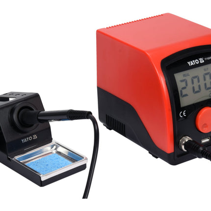 YT-82456Yatoمحطة اللحام YATO YT-82456 75W شاشة LCD 900M