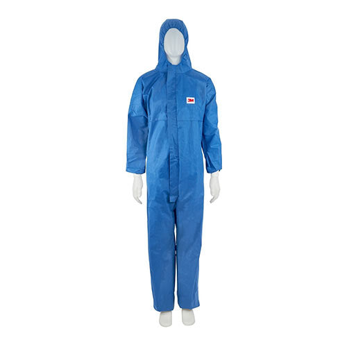 3M Protective Coverall, Blue, Size B-M - Type 5/6, Breathable SMMMS Fabric