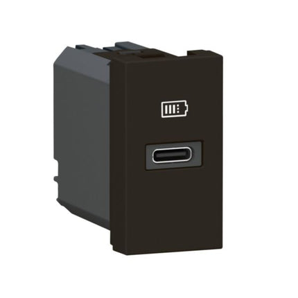 077692LLegrandموزاييك منفذ USB من نوع C بتقنية Power Delivery 20W أسود وحدة واحدة