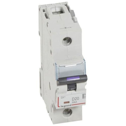 410188Legrandقاطع دورة ليجراند DX3 أحادي القطب 20 أمبير منحنى D