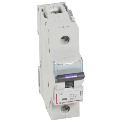 410188Legrandقاطع دورة ليجراند DX3 أحادي القطب 20 أمبير منحنى D