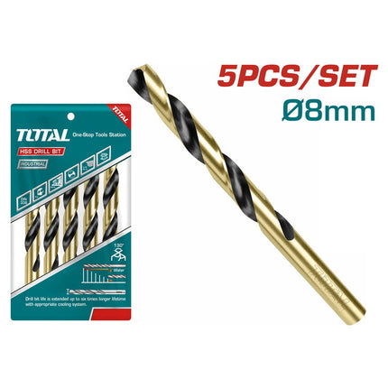 TAC100803Total Toolsمثقاب TOTAL HSS DIN 338 8mm (TAC100803)