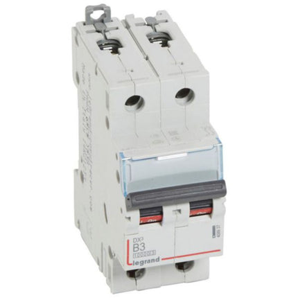 408937Legrandقاطع دارة Legrand DX3 MCB ثنائي القطب 3A منحنى B