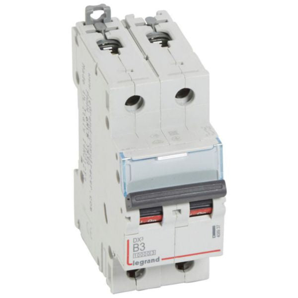 408937Legrandقاطع دارة Legrand DX3 MCB ثنائي القطب 3A منحنى B