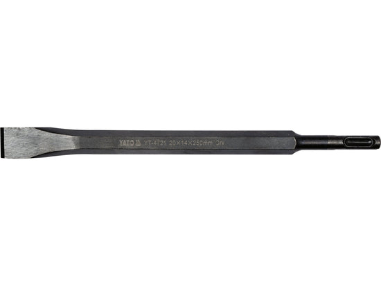YT-4721Yatoإزميل مسطح YATO SDS+ 20X14X250 ملم CRV درجة احترافية