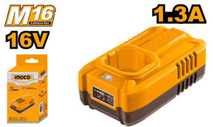 FCLI1613INGCOشاحن بطارية INGCO FCLI1613 M16 بقوة 16 فولت
