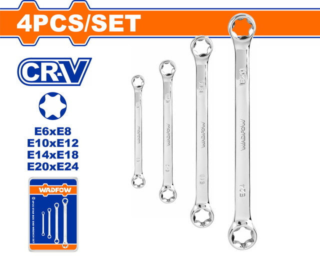 WFR2404Wadfow طقم مفاتيح ودفو 4 قطع نجمي