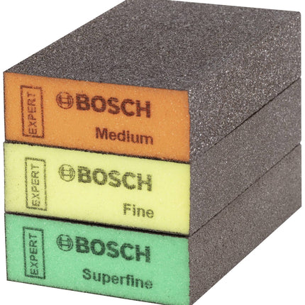 Bosch Tools,2608901175,S471 Sanding block 3 pc(s) 69 x 97 x 26 mm, M, F, SF