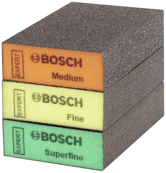 Bosch Tools,2608901175,S471 Sanding block 3 pc(s) 69 x 97 x 26 mm, M, F, SF